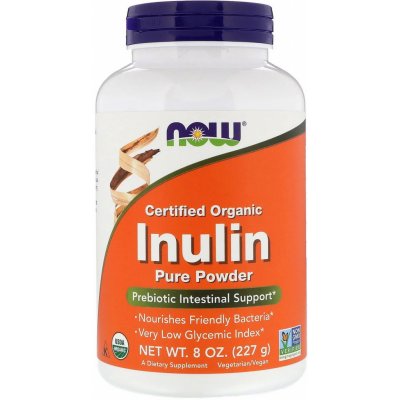 Now Foods Inulin Prebiotic Pure Powder 227 g – Hledejceny.cz