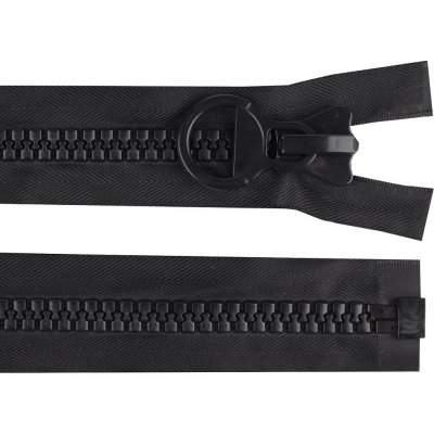 Kostěný zip extra velký No 20 délka 80 cm, 90 cm Varianta: 2 (90 cm) černá, Balení: 1 ks – Hledejceny.cz