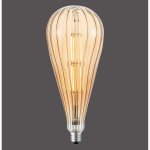 JUST LIGHT Filam. LED žárovka E27, 350lm, 2700K, 6W, jan. sklo, pr. 12,5 cm – Zboží Živě