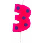 Toro Party zapichovací ČÍSLICE 3 3x4,5x0,9cm 263835 – Zboží Dáma