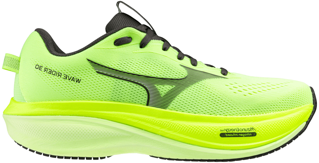 Mizuno Wave Rider 30 Men Lime Pulp / Black Oyster / Gf White