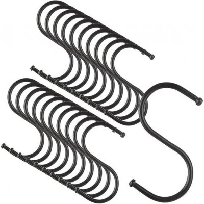 Arimaka S-háčky, 30 kusů háčků ve tvaru S (velké, 9 cm), kuchyňské S-háčky z nerezové oceli, – Hledejceny.cz