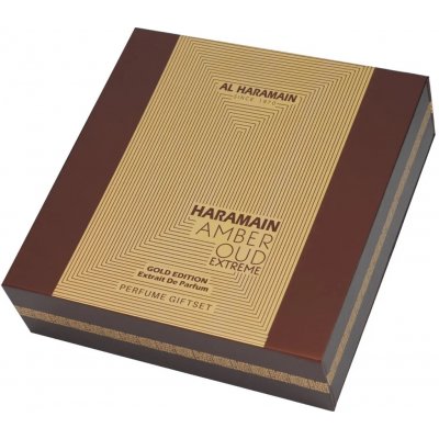 Al Haramain Amber Oud Gold Edition Extreme parfémovaný extrakt 75 ml + parfémovaný extrakt 30 ml + deospray 200 ml – Zbozi.Blesk.cz