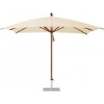 Glatz Dřevěný slunečník Piazzino, čtvercový 300x300 cm (3x3 m), rám bezbarvé lakované eukalyptové dřevo, potah polyester 250 g/m2 – Hledejceny.cz