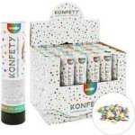 Střílející konfety - trubka 20 cm, barevné kovové kroužky – Zboží Mobilmania