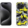 Pouzdro a kryt na mobilní telefon Apple mmCase Gelové iPhone 15 Pro Max - maskáčový vzor 6