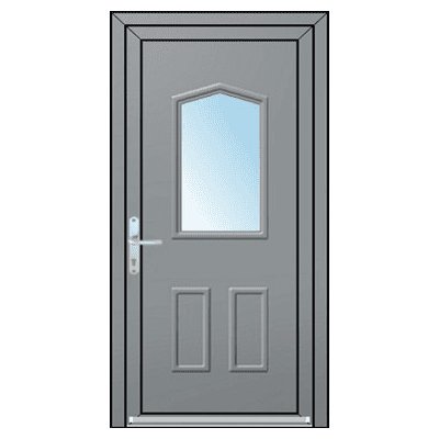 OknaDvereNaMiru.cz Vchodové plastové dveře 3D Lea 1 90 x 180 cm – Hledejceny.cz