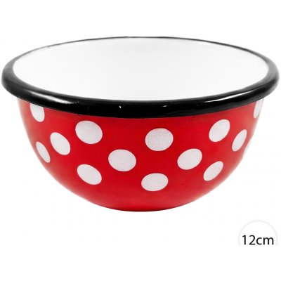Perfect Home 12007 Smaltovaná miska PUNTÍKY 12 cm – Zboží Dáma