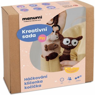 Manumi kreativní sada na háčkování přívěsku Kočička 1 ks – Hledejceny.cz
