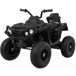 Mamido elektrická čtyřkolka ATV nafukovací kola černá – Zboží Dáma