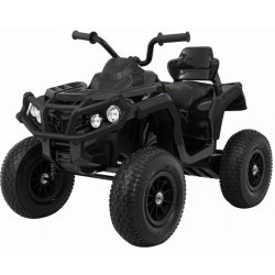 Mamido elektrická čtyřkolka ATV nafukovací kola černá