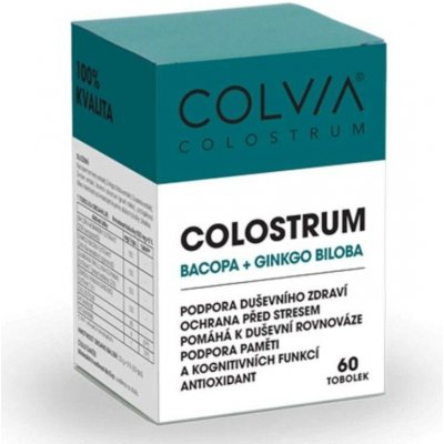 Colvia Colostrum + Bacopa + Ginkgo Biloba 60 tobolek – Hledejceny.cz