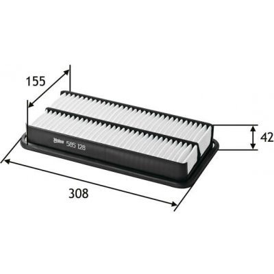 Vzduchový filtr VALEO 585128 – Hledejceny.cz