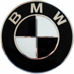 OEM Znak na kapotu/víko kufru BMW 74mm black – Zboží Mobilmania