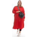 Italy fashion Mikinové šaty VILMA Khaki – Sleviste.cz