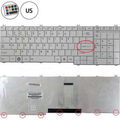 Toshiba Satellite C650-145 klávesnice – Hledejceny.cz