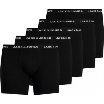 Jack&Jones Plus pánské boxerky Jachuey 12194944 Black 5pack