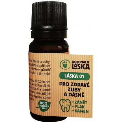 Dokonalá Láska 01 Pro zdravé zuby a dásně 10 ml – HobbyKompas.cz