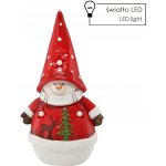 Pro-Tech shop Vánoční figurka sněhulák s čepicí LED 28,5x18x51,5cm 69850 – Hledejceny.cz
