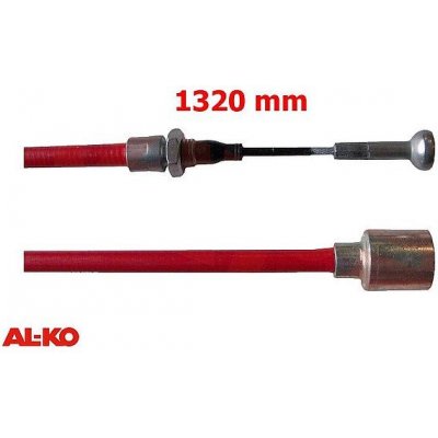 AL-KO Lanovod brzdový Profi Long life 1320/1516 mm rychlomont. s čočkou – Zboží Dáma