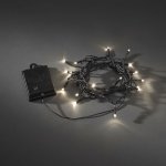 Konstsmide LED světelný řetěz na baterie 40 LED černý kabel – Hledejceny.cz