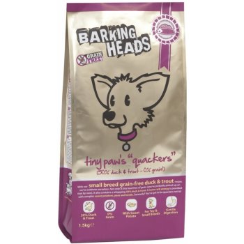 Barking Heads Tiny Paws Quackers Grain Free 1,5 kg