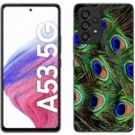 Pouzdro mmCase Gelové Samsung Galaxy A53 5G - paví peří – Hledejceny.cz