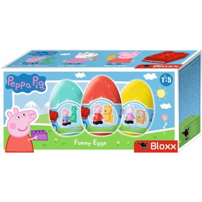 PlayBig BLOXX Peppa Pig Sada Figurek ve 3 vajíčkách – Zbozi.Blesk.cz