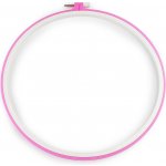 Vyšívací kruh plastový 2 Ø26,4 cm růžová 1 ks – Zboží Dáma
