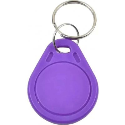 Přívěsek na klíče Přístupový čip Mifare Classic 1K fialová – Hledejceny.cz