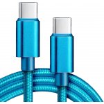 Rychlonabíjecí a datový kabel Madvell USB-C 60W 1 až 2 metry modrá Délka: 2 metry – Zboží Živě