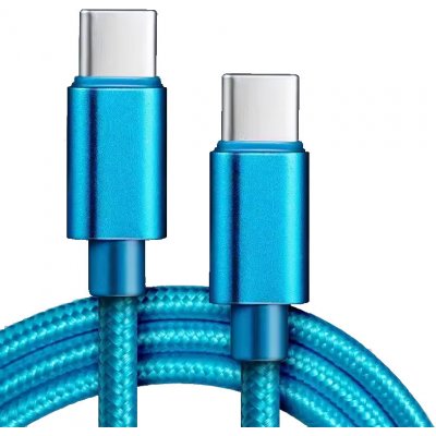 Rychlonabíjecí a datový kabel Madvell USB-C 60W 1 až 2 metry modrá Délka: 2 metry – Zboží Živě