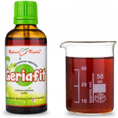 Bylinné kapky Bylinkářovo tajemství Geriafit tinktura 50 ml – Hledejceny.cz