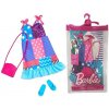 Výbavička pro panenky Mattel Barbie Oblečení Žluto-růžové šaty HJT17