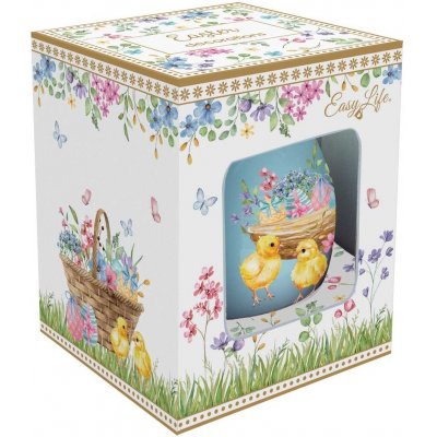 Velikonoční dekorace vajíčko na zavěšení 1ks Spring Bloom, Easy Life Modrá – Hledejceny.cz