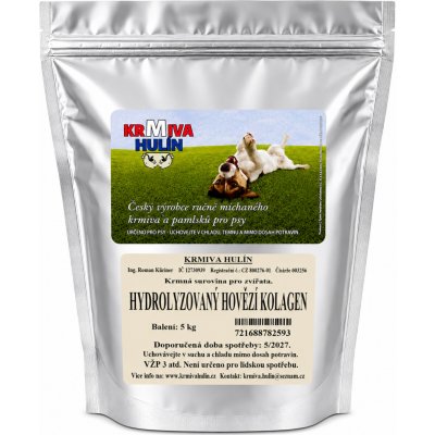 Krmiva Hulín Hovězí kolagen Hydroizolovaný pro psy 5 kg – Hledejceny.cz