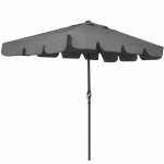 SPRINGOS PALMA GU0037 Zahradní slunečník 230 cm, tmavě šedý – Hledejceny.cz