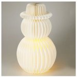 Koopman LED Vánoční dekorace 12xLED/3xAA 39 cm teplá bílá sněhulák AX5360120 – Hledejceny.cz