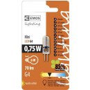 Emos LED žárovka Classic JC A++ 0,75W G4 Teplá bílá