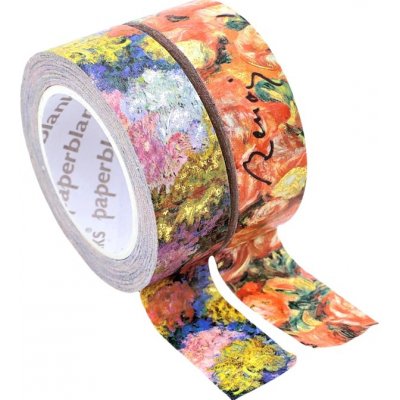 Paperblanks Monet's Chrysanthemums & Renoir 2 x 10 m – Zboží Dáma