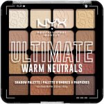 NYX Professional Makeup Ultimate Shadow Palette oční stíny Warm Neutrals 16 ks – Zboží Mobilmania
