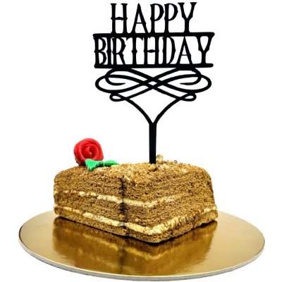 Happy Birthday ve stylu WEDNESDAY zápich do dortu