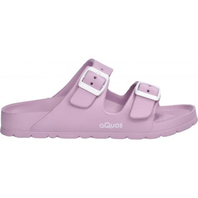 Aquos dámské pantofle CAIRNA růžová bílá – Zboží Mobilmania