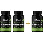 Botanic 2+1 zdarma Vitamín D3 + K2 s MCT olejem 60 kapslí – Hledejceny.cz