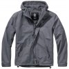 Pánská bunda Brandit Windbreaker Frontzip Antracit