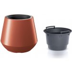 Prosperplast Květináč s vkladem HEOS měď 39,5 cm – Zboží Mobilmania