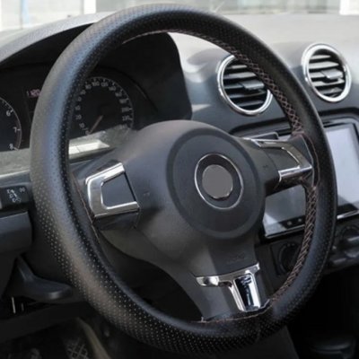 PREXIM Potah na volant perforovaný černý | Zboží Auto