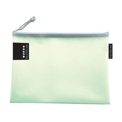 Obálka se zipem síťovaná A5 PASTELINI zelená – Zboží Živě