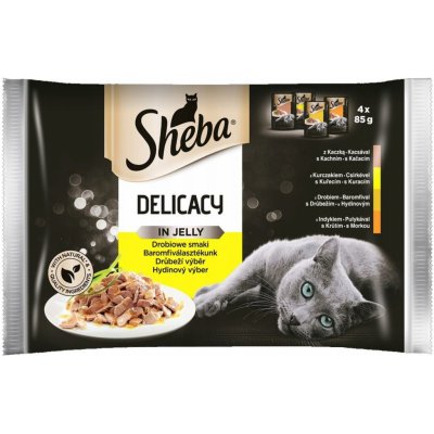 Mars Sheba DeliCato Drůbeží výběr 4 x 85 g