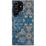 Pouzdro Mobiwear Glossy Samsung Galaxy S23 Ultra - G038G - Modré mandala květy – Zboží Mobilmania